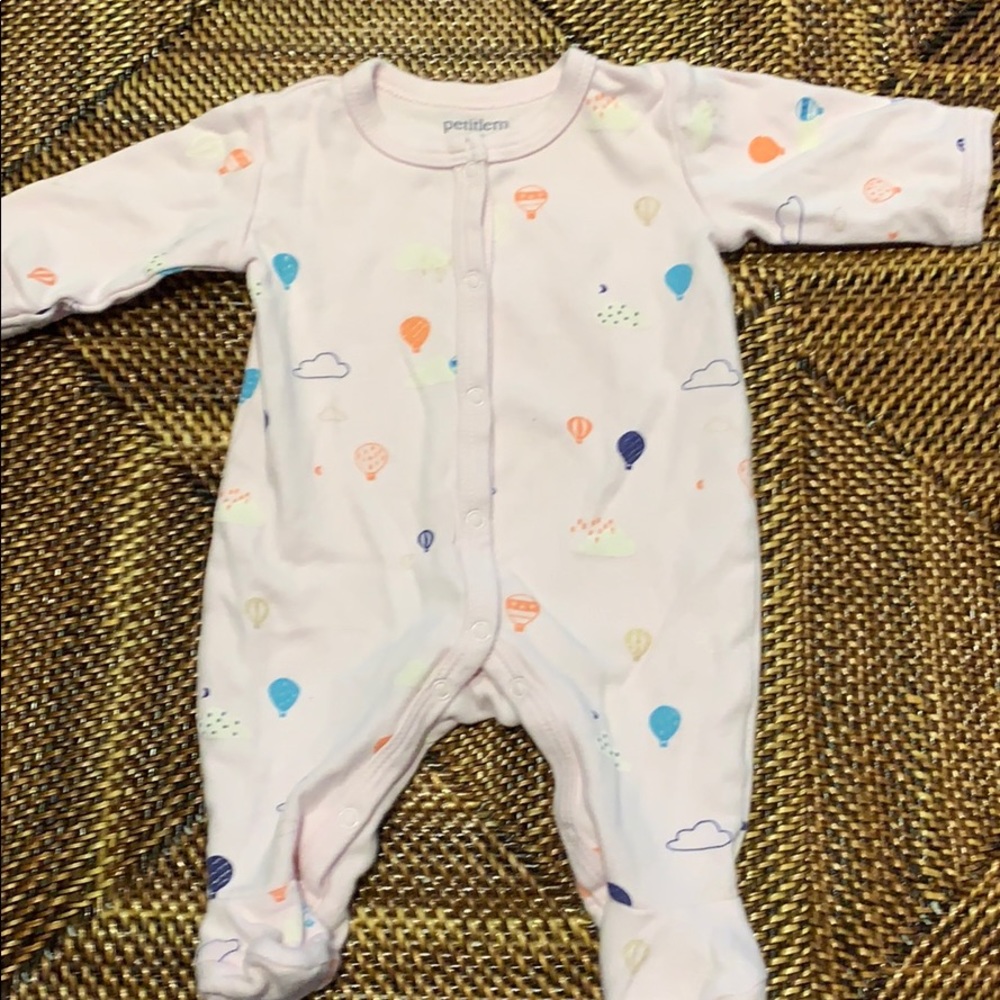 Petit Lem newborn footsie pajama